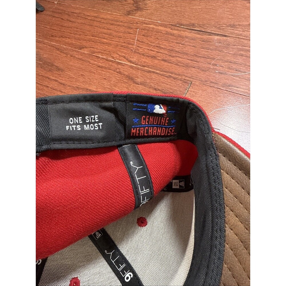 Rare Boston Red Sox New Era SnapBack 9 Fifty “ Not For Resale” Hat Wool/Leather - Picture 8 of 8